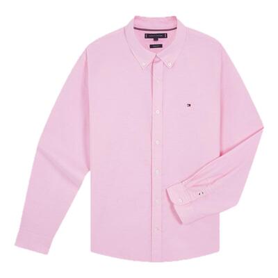 Tommy男装轻薄牛津纺净色衬衫