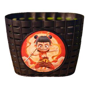 儿童自行车车筐汪汪队车篮平衡车塑料前置童车篓子通用单车篮筐