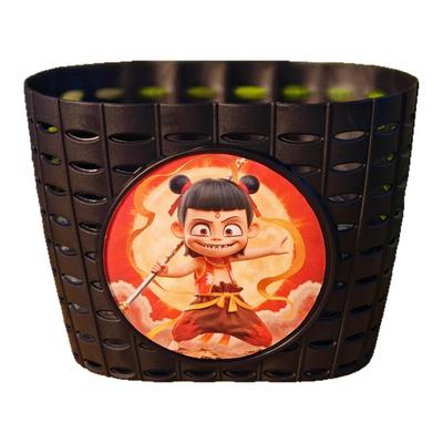 儿童自行车车筐汪汪队车篮平衡车塑料前置童车篓子通用单车篮筐