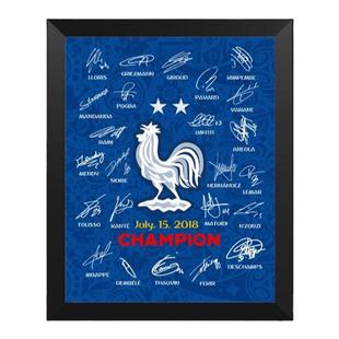 世界杯姆巴佩法国队艺术相框 法国队周边 世界杯纪念装饰球迷礼物