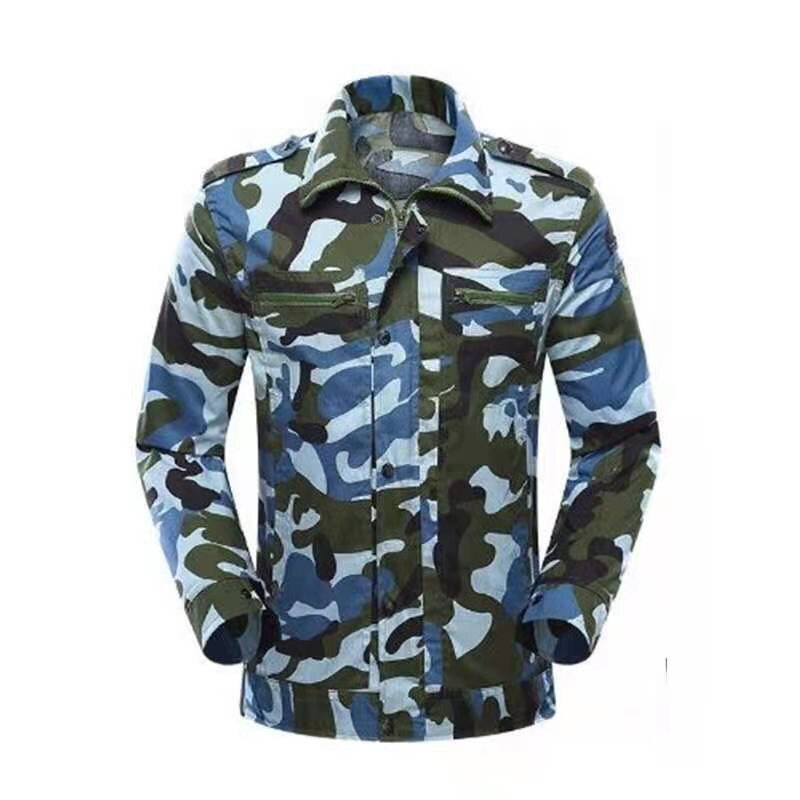 夏季薄款透气学生军训服套装迷彩