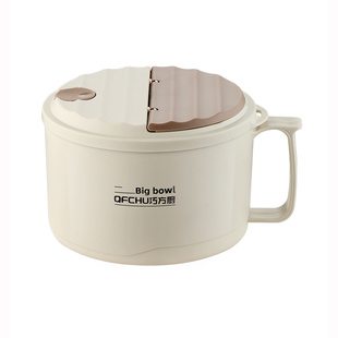 泡面碗带盖宿舍用学生304不锈钢方便面大容量日式食堂打饭盒保温