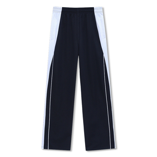 深圳校服裤子速干初高中学生男女运动校裤藏青色夏季短裤短袖长裤