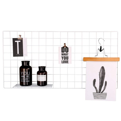 网格照片墙幼儿园铁艺网片