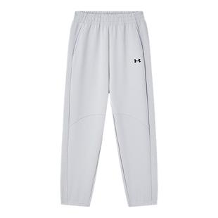 安德玛童装2025新款儿童针织长裤秋季男女童弹力速干透气运动裤