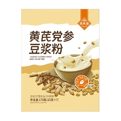 黄芪党参无糖豆浆粉冲饮