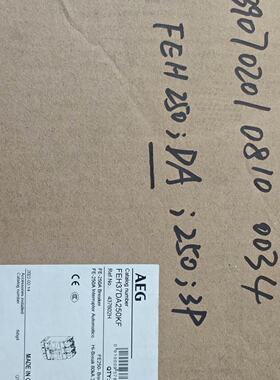 AEG FEH37DA250KF断路器 全新原装正品