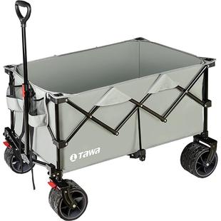 Tawa户外露营推车可折叠户外手推野餐车营地拖车拉杆小拉车野营车