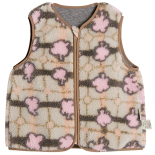 江南布衣婴童马甲混纺羊羔毛拉链秋冬男女童婴儿儿童jnbybyjnby