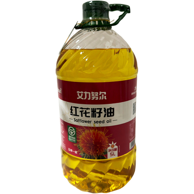 新疆红花籽油5L艾力努尔食用油