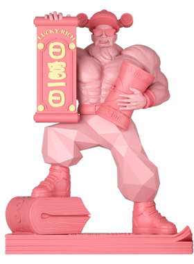 肌肉财神爷招财摆件前台开业礼物