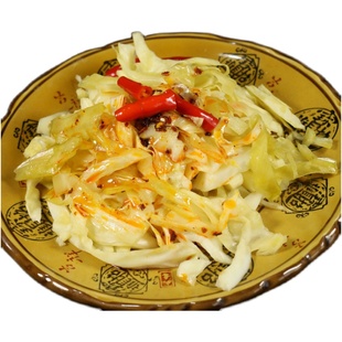 四川正宗老坛泡包菜500g腌跳农家母水泡连花白酸菜新疆炒米粉拌饭