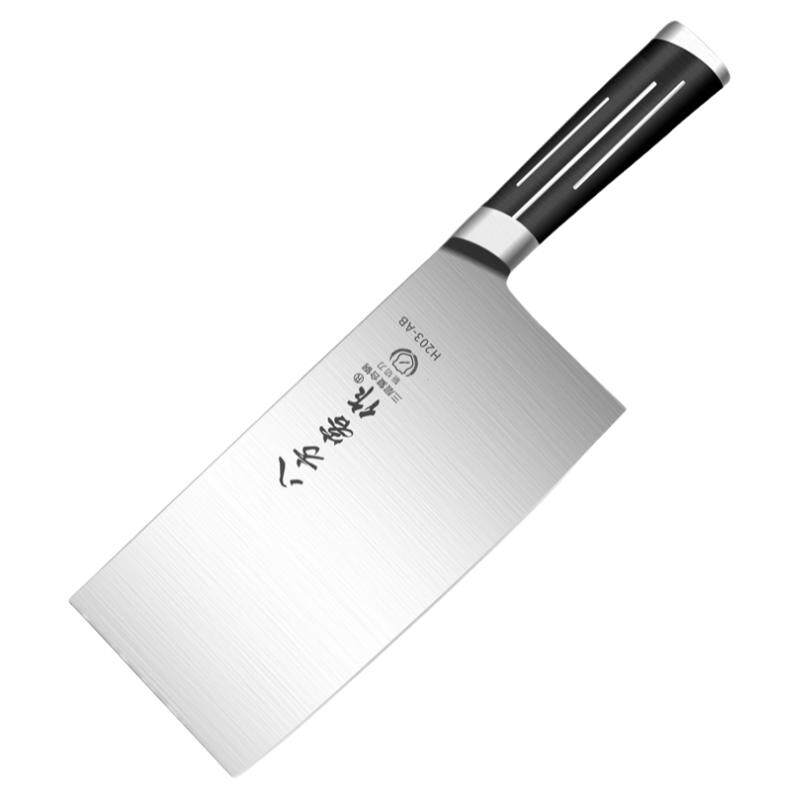 八方客切片锋利三合厨师专用菜刀