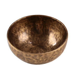 尼泊尔颂钵疗愈工具纯铜手工光面佛音碗瑜伽冥想钵音疗采耳七件套