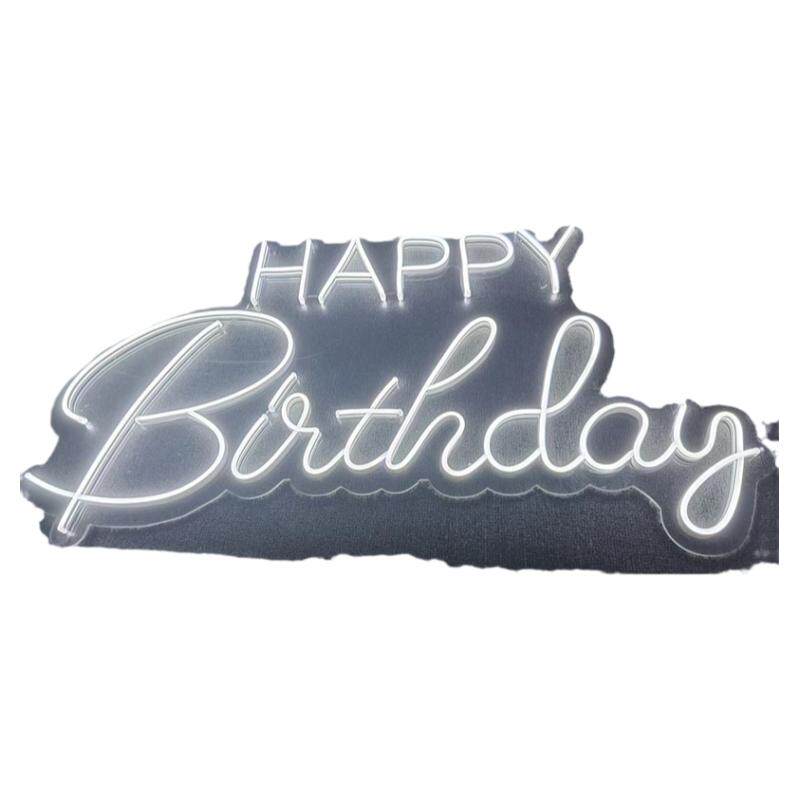 生日字母灯牌LED婚礼求婚装饰氛围happy birthday发光名字霓虹灯