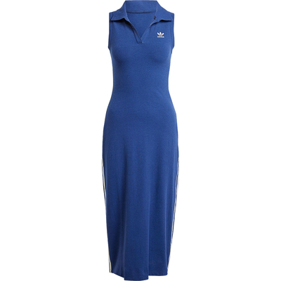 阿迪达斯女士运动翻领连衣裙