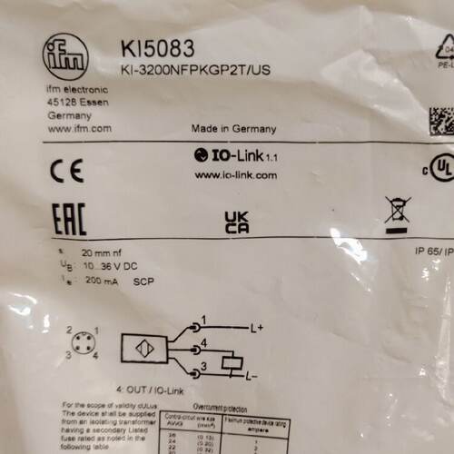 议价IFM KI5083 KI5085 KI5303 KI5082 全新原装正品易福门  现货