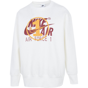 Nike/耐克官方正品冬季新款女子运动休闲印花圆领卫衣FB7651-133