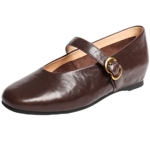 森达月光小羊皮玛丽珍皮鞋新款商场羊皮内增高2.5cm厚底单鞋女鞋