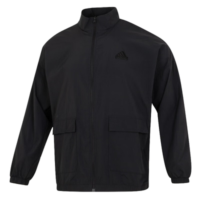 防风衣阿迪达斯立领外套男夹克