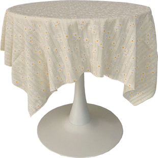 大千印象 小雏菊碎花桌布ins风拍照野餐布背景布文艺宿舍书桌布艺