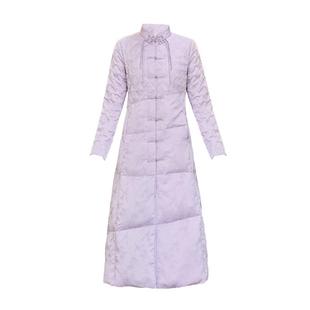 轻国风2025新款冬季新中式轻薄中长款羽绒服女款过膝盘扣高端外套