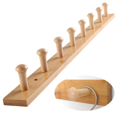 玄关卧室实木门后免钉墙上挂衣架