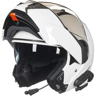 BEON双镜片摩托车揭面盔机车头盔男女四季通用全盔覆式截面盔跑盔