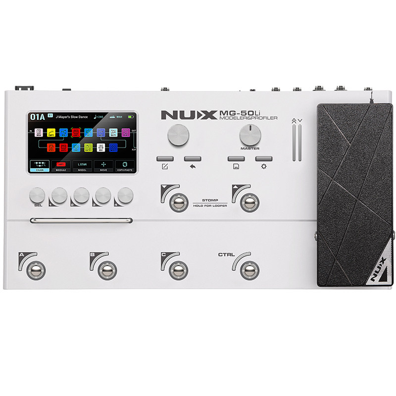 NUX电吉他综合效果器贝斯MG-50LI