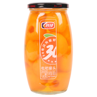科技罐头 糖水枇杷罐头 800克*2瓶 玻璃瓶装水果果肉烤梨餐饮商用