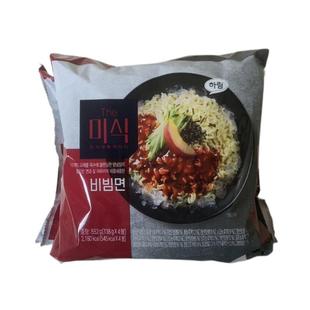 韩国直邮江原道匠人10水果混合酱汁凉拌拉面138G*4袋包装非油炸面