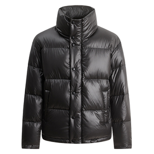 【90白鹅绒】曼加龙2025冬季新款宽松休闲立领羽绒服时尚男士外套