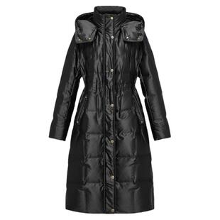 EP雅莹女装 松花江白鹅绒长款收腰羽绒服 含桑蚕丝 商场同款Y212A