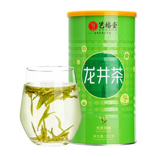 艺福堂茶叶绿茶正宗雨前钱塘龙井茶口粮茶浓香自喝泡水口粮