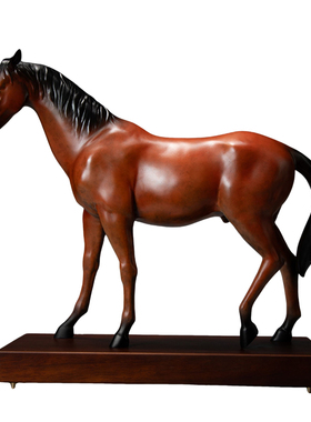 吉兆天成铜马摆件马年本命年礼物