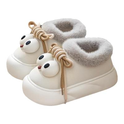可爱厚底雪地靴女款冬季2024新款