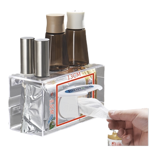 湿巾收纳盒厨房湿纸巾置物架卫生间免打孔湿厕纸盒橱柜倒挂纸巾盒