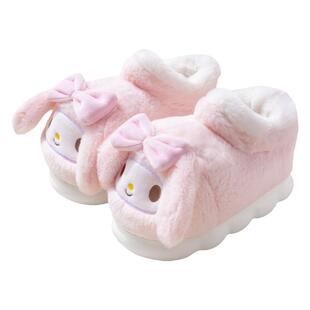 美乐蒂棉拖鞋女包跟2025新款室内家居防滑厚底保暖三丽鸥冬季棉鞋