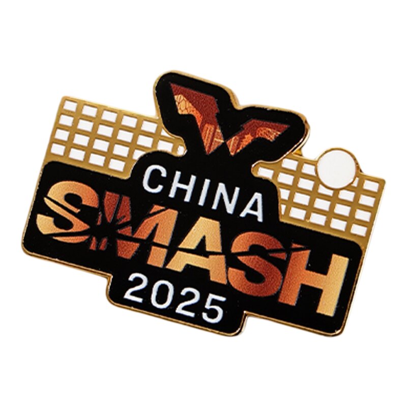 WTT中国大满贯2025官方赛事纪念球网徽章乒乓球迷周边收藏摆件