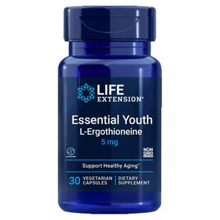 麦角硫因松蕈蘑菇自由基Essential Youth 美国直邮Life Extension