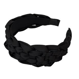 超宽边缎面编织大发箍洗脸压发发卡发捆遮白发碎发头饰发带头箍女