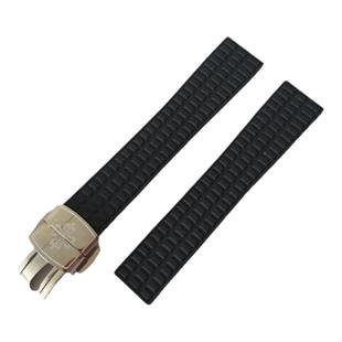 适配百达翡丽PP女款防水手表带19mm 手雷5067A-001软橡胶表带配件