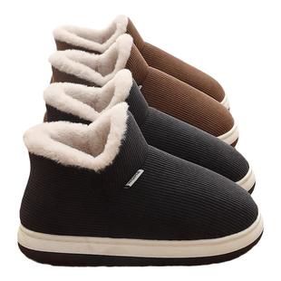 棉鞋男款冬季老人加绒加厚防滑中老年保暖男士雪地靴子东北高帮鞋