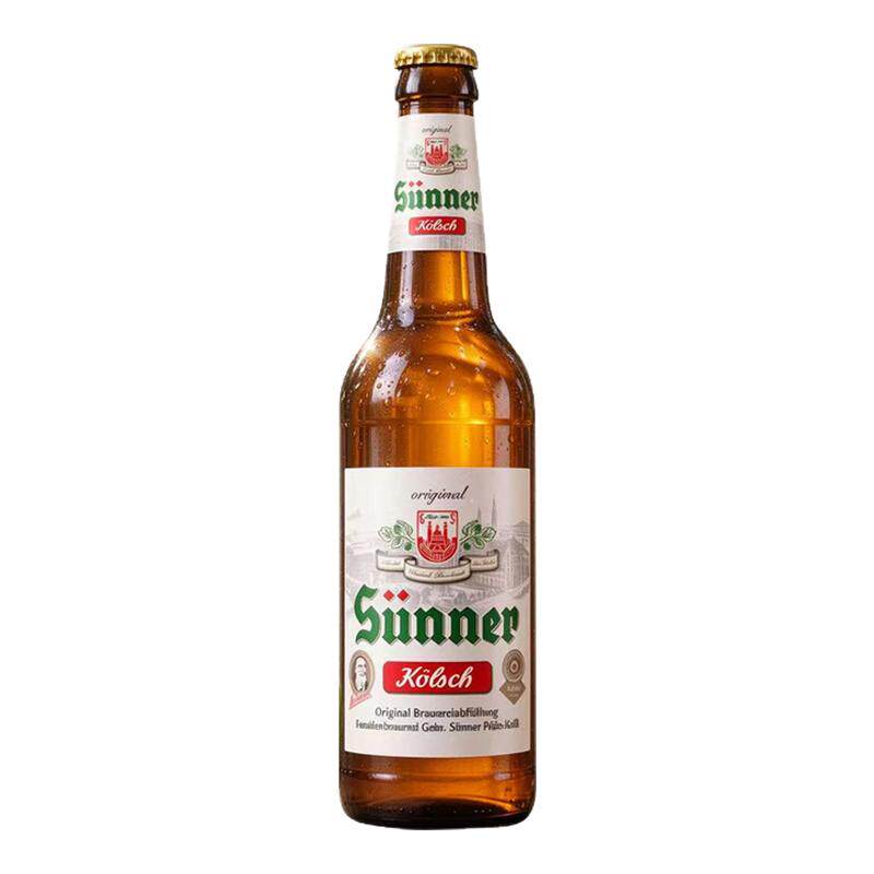 德国进口科仕老祖科隆啤酒传统酿造科隆啤酒小麦精酿500ml瓶装