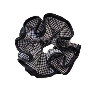 【TwistJoy绾悦】大肠发圈2025新款黑白格纹发圈韩系布艺头绳发饰