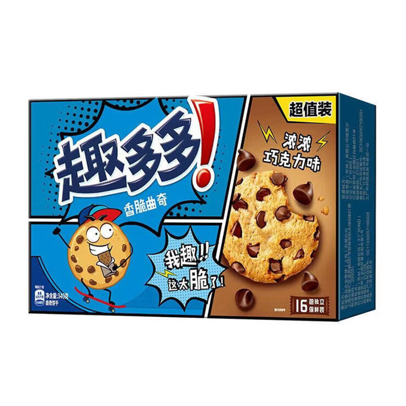 趣多多香脆曲奇浓郁缤纷双重美味