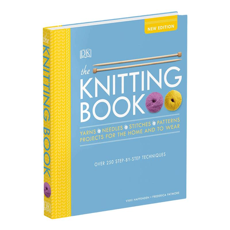 针织书 超过250步指导步骤实用指南书 英文原版 The Knitting Book Over 250 Step-by-Step 英文版 Vikki Haffenden 进口英语书籍