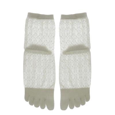 五指袜夏季中筒网眼日系透气女