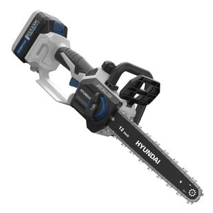 韩国现代锂电锯12寸高速锂电锯小型家用手持伐木锯电动锂电切割锯