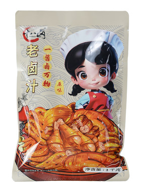 沙县戚大姑十八卤老卤汁兑水即卤